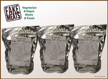 Heartline Meatless Meat "Beef" Fillet 3-Pack Combo