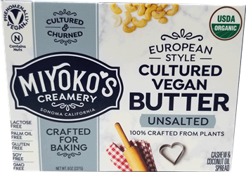 Miyoko's Creamery - Cultured Vegan Butter - Unsalted Stick