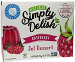 Simply Delish - Natural Vegan Jello - Raspberry