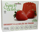 Simply Delish - Natural Vegan Jello - Strawberry