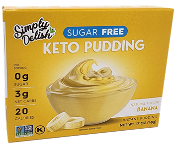 Simply Delish - Keto Pudding - Banana