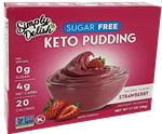 Simply Delish - Keto Pudding - Strawberry