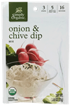 Simply Organic -  Onion and Chive Dip Mix