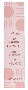 Sjaak's Organic Chocolates - Sea Salted Caramels - Vegan MelkÂ® Chocolate - 4 Piece Assortment