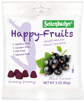 Seitenbacher Happy Fruits - Black Currant Gummy Candy