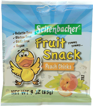 Seitenbacher Fruit Snack - Peach Chicks