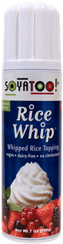 SoyaToo - Rice Whip - Vegan Whipped Topping