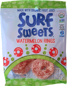 Surf Sweets - Watermelon Rings - 2.75 oz. Bag