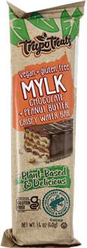 Trupo Treats - Vegan Mylk Crispy Wafer Bar Chocolate Peanut Butter