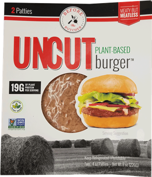Uncut - Before the Butcher - Plant Based Burger