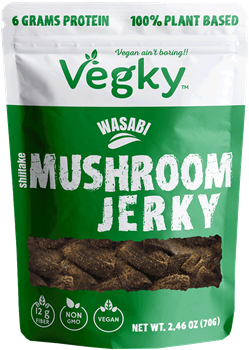 Vegky - Mushroom Jerky - Wasabi