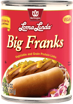 Worthington Loma Linda - Big Franks Vegan Hot Dogs
