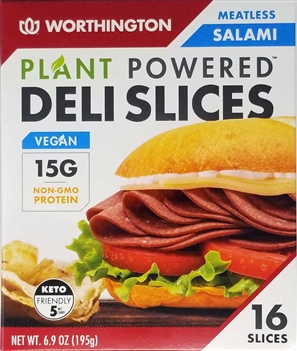 Worthington - Plant-Powered Deli Slices -Salami