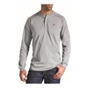 Ariat 10013519 Men's Silver Fox Long Sleeve Flame Resistant Henley Shirt