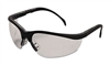 Crews KD112 Klondike Safety Glasses - Gray Lens Black Frame