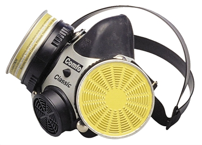 MSA 808074 Comfo Classic Half Mask Black Hycar Respirator - Medium