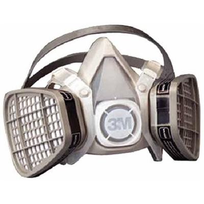 3M 5201 Organic Vapor Respirator Assembly - Medium