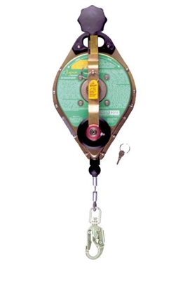 MSA 10011745 95' Lynx Rescuer Confined Space Self Retracting Lifeline - 3/16" Diameter Stainless Steel Line