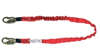 MSA 10023936 Single Leg CSA Diamond Shock-Absorbing Lanyard - HL2000 Harness Connection HL2000 Anchorage Connection