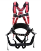 MSA 10048348 TechnaCurv Tower Harness - Standard Pullover With Shoulder Padding And Tongue Leg Buckles