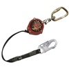 Miller PFL-4-Z7/9FT Scorpion Personal Fall Limiter With Carabiner And Swivel Shackle Unit Connector And Locking Snap Hook Lanyard End Connector