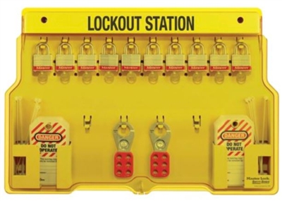 Master Lock 1483BP3 English Padlock Station