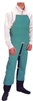 Anchor Brand CA-300S 24" x 36" FR Visual Green Cotton Sateen Split Leg Bib Apron