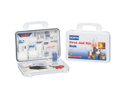 North Safety 019704-0003L Plastic Bulk First Aid Kit - 50 Person