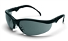 Crews KD312 Klondike Plus Safety Glasses - Gray Lens Black Frame
