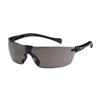 PIP 250-MT-10072 Monteray II Rimless Safety Glasses with Black Temple, Gray Lens and Anti-Scratch Coating