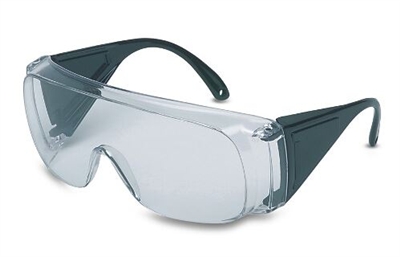 Sperian 11180025W VisitorSpec Safety Glasses - Clear Lens Black Temples