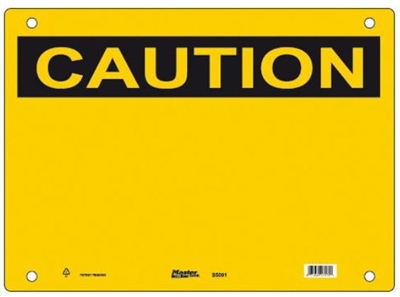 Guardian Extreme S5002 Caution Sign