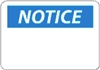 National Marker N1EB 10" x 14" Fiberglass OSHA Notice Sign
