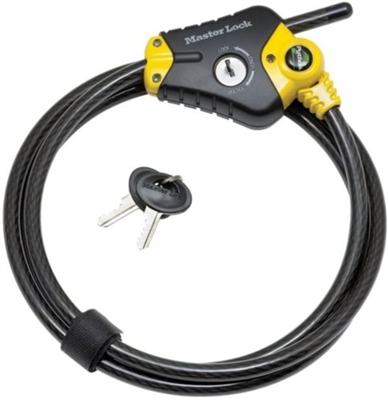 Master Lock 8413DPF Adjustable Locking Cable