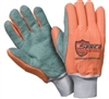 Southern Glove SIG007O Sarco Impact Double Woven Green Outer Glove With Fluorescent Orange Fingers