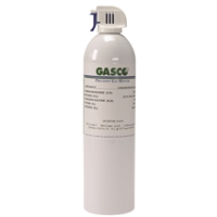 GASCO 10L-429S 200ppm Carbon Monoxide, 50%LEL Methane, 75ppm Hydrogen Sulfide, 15% Oxygen, Balanced Nitrogen Calibration Gas