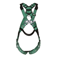 MSA 10196642 V-FORM Harness - Standard With Back D-Ring, Tongue Buckle Leg Straps
