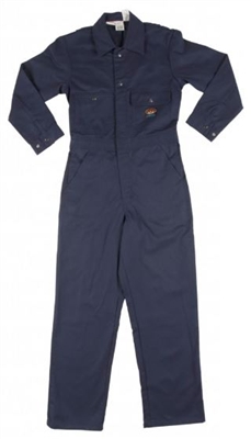 RASCO BFR900 10 Oz Navy Cotton Fire Retardant Coverall