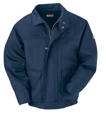 Bulwark JLJ8 EXCEL FR ComforTouch Navy Lined Bomber Jacket