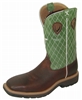 Twisted X MLCS002 Men's Lite Cowboy Steel Toe Work Boot With Embroidered Cross