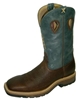 Twisted X MLCS006 Men's Lite Cowboy Steel Toe Work Boot With Embroidered Rig