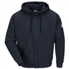 Bulwark SEH4 FR Zip-Front Hooded Sweatshirt - Cotton/Spandex Blend