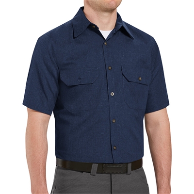 Red Kap SH20 - Men's Heathered Poplin Uniform Shirt