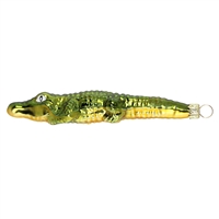 German Blown Glass Alligator Ornament