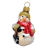 Mini Snowman With Scarf & Shovel