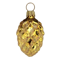 Gold Gloss Pine Cone  Small