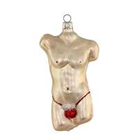 Male Torso With Red Slip