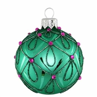 6cm Ball Sophia Green Matt