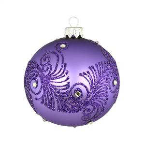 8cm Ball Florissimo Purple Matt