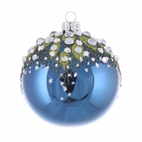 6cm Naomi Blue X-mas Ball